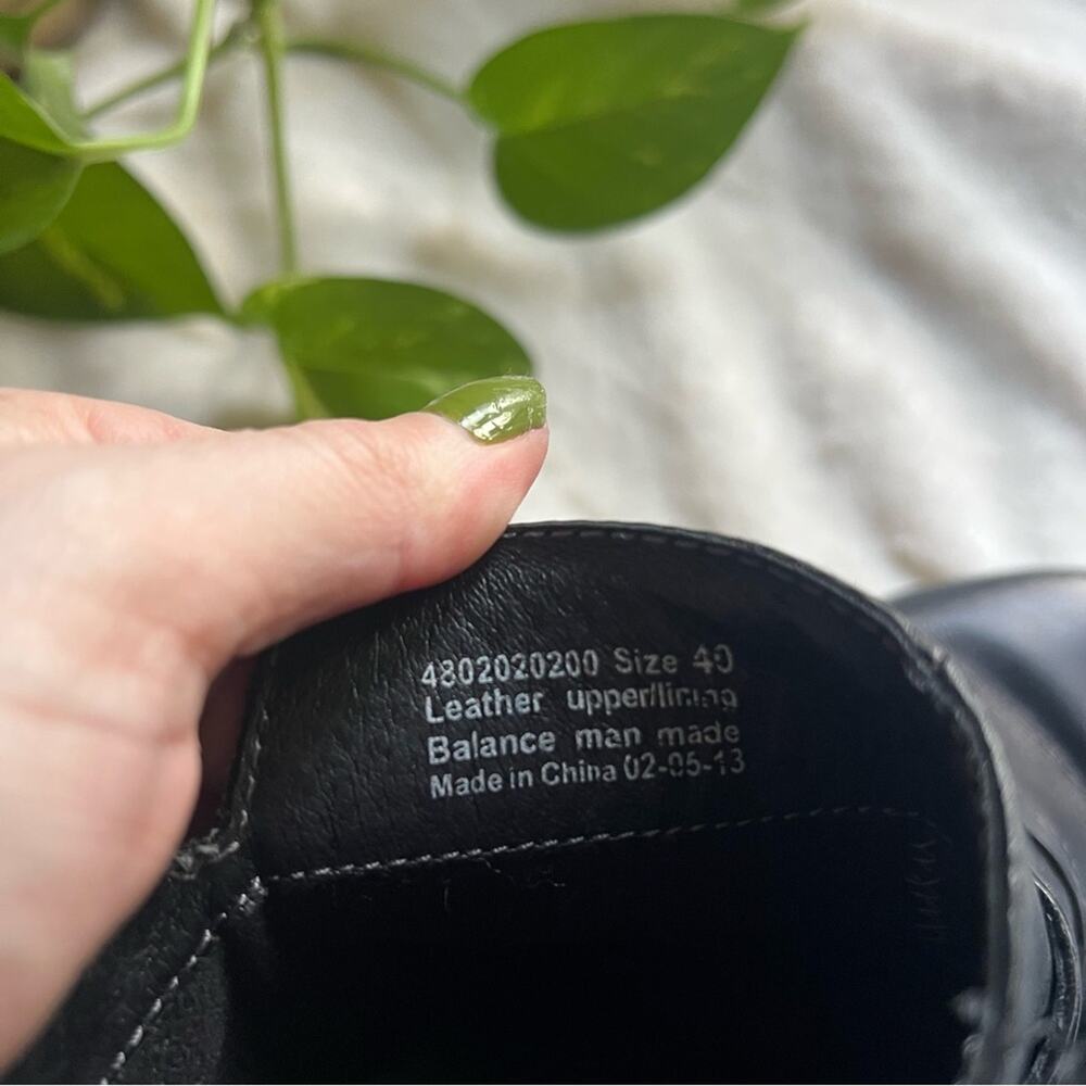 Dansko Tabitha Black Leather Ankle Boots - Picture 8 of 9